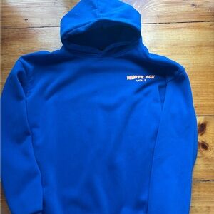 White Fox Boutique Royal Blue Hoodie with Chest Logo